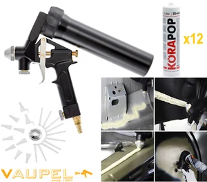 Vaupel 3500 SNK-L Nahtversiegelung OEM Anwendung Spritzpistole Set + 12 beige Dichtstoff - Bild 1 von 5