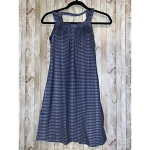 prAna Women's Standard Cantine Dress Grey Blue Wicker Athletic Size XS NWT - Picture 1 of 11