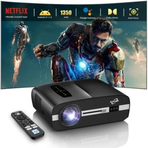 Daytime Projector 4K HDR Home Theater, Smart Daylight Movie Gaming TV Projectors - Picture 1 of 8