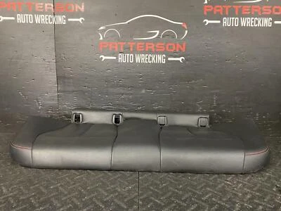 14 BMW 328D REAR BACK SEAT BOTTOM CUSHION LEATHER DAKOTA BLACK / RED TRIM LCL3 Foto 1 de 4