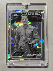 2024 Topps Chrome Sapphire F1 Michael Schumacher Black&White 1/20 *FIRST PRINT* - Picture 1 of 2