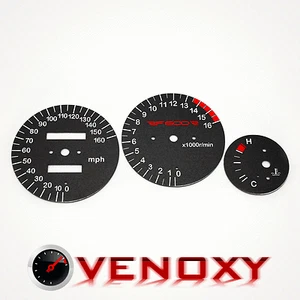 Suzuki RF 600 R MPH Aftermarket Instrument Cluster Black Gauge Faces - Foto 1 di 1