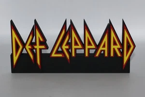 Def Leppard 3D gedruckt Logo Schild Wand Schreibtisch Regal Kunst - Bild 1 von 7