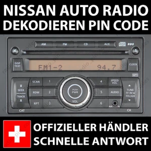 NISSAN RADIO DEKODIEREN PIN CODE CLARION CD PLAYER JUKE MICRA NOTE QASHQAI - Bild 1 von 5