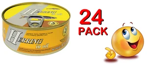 PACK 24 ARENQUES en ACEITE 240gr Brivais Vilnis SIN TRANSGÉNICOS СЕЛЬДЬ В МАСЛЕ Hecho en LETONIA - Imagen 1 de 1