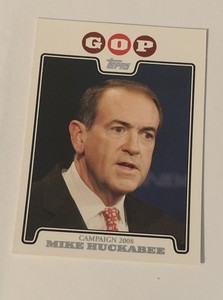 2008 TOPPS # CO8-MH MIKE HUCKABEE   BASEBALL CARD