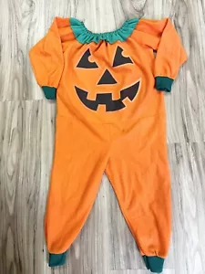 Vintage Kid Duds Halloween Pumpkin Costume Toddler Size 3T 2T One Piece 1990’s - Picture 1 of 4