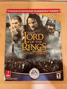 Lord of the Rings "THE TWO TOWERS" Prima's Official Strategy Guide - Picture 1 of 5