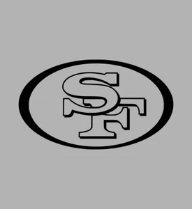 Calcomanía de vinilo de los 49ers de San Francisco - Imagen 1 de 3