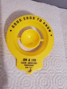 Seporatore di uova in plastica gialla jen & lyd contanti alimentari parkersburg iowa - Foto 1 di 10