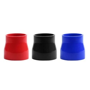 Silicone Straight Hose Connector Joiner Coupler Coupling Radiator Pipe BK/RD/BU - Picture 1 of 14