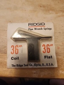 RIDGID 36" coil and 36" flat pipe wrench springs 2680396 - Picture 1 of 2