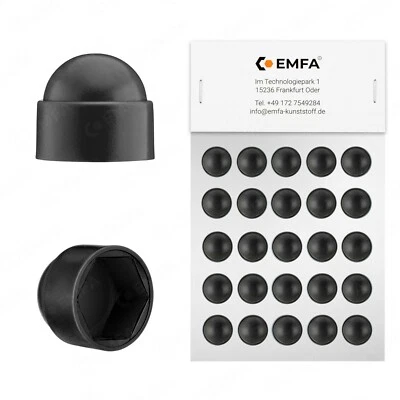 Schutzkappen für Schrauben M8 Abdeckkappen Schraubenkappe Mutter Kunststoff - Bild 1 von 4