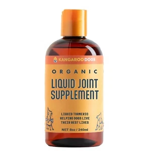 Kangaroo Dogs Organic Natural Turmeric Curcumin Joint Supplement - Liquid (8 oz) - Picture 1 of 8