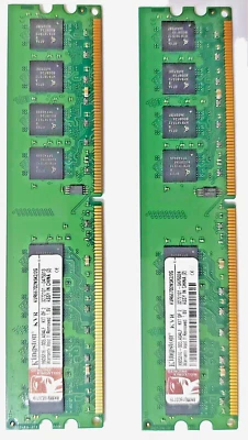 Kingston KVR667D2N5K2/2G - PC2-5300, SDRAM DDR2 - Immagine 1 di 2