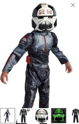 NUEVO * Disfraz de demolidor de Star Wars de los parques de Disney para niños (talla 9/10) precio de venta sugerido por el fabricante 49,99+ $ Foto 1 de 4