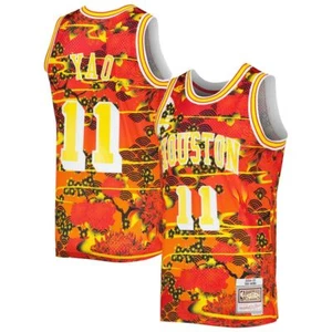 Houston Rockets Yao Ming #11 Mitchell & Ness Red Lunar New Year Swingman Jersey - Picture 1 of 3