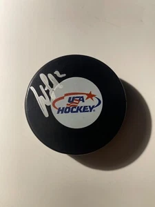 San Jose Sharks WILL SMITH signierter USA Hockey Puck - Bild 1 von 1