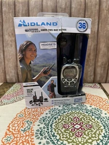 Midland GXT1000VP4 Radio dwukierunkowe ZAPIECZĘTOWANE PUDEŁKO Z słuchawkami Walkie-talkie Uszkodzone - Zdjęcie 1 z 7