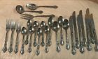 Rogers Co Kings Berry Gardendale Stainless Flatware Mixed 24 Pieces