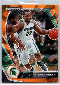 2021 Panini Prizm Draft Picks Draymond Green Cracked Ice Orange #73 - Picture 1 of 2