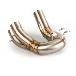For Ducati Hypermotard 950 2019 2020 2021 2022 2023 Exhaust Pipe Mid Pipe Steel - Picture 1 of 9