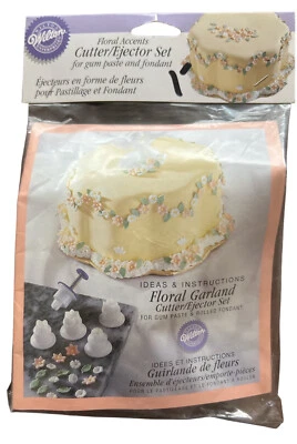 1997 Wilton Floral Accents Cutter/Ejector Set for gum paste and rolled fondant  - Image 1 of 4