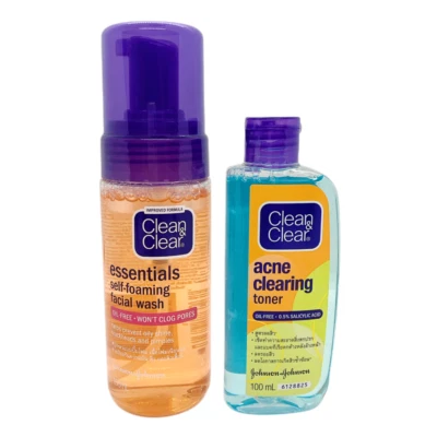 Johnson & Johnson Clean & Clear Acne Foaming Facial and Clearing Toner Oil Free - Image 1 of 4