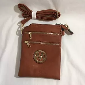 New MKF Collection Medina Crossbody Purse Cognac By Mia K. Farrow - Picture 1 of 7