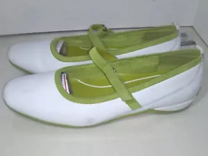 Ballerine ECCO Mary Jane bianco-verde pelle Mary Janes donna taglia 41 - Foto 1 di 9