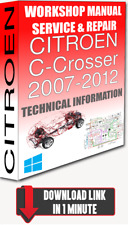 Service Workshop Manual & Repair CITROEN C-CROSSER 2007-2012 +WIRING #QUALITY