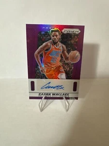 Prizm Deca Cason Wallace Signatures 2024-25 automático púrpura Prizm/75 #PDS-WAL - Imagen 1 de 3