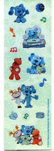Pegatinas de álbum de recortes Sandylion SUPER RARAS Blue's Clues. Diseños retirados de buena colección H25 - Imagen 1 de 1