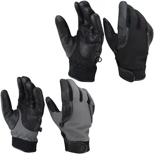 ROAR Leather Weather Motorbike Motorcycle Waterproof Winter Warm Thermal Gloves - Picture 1 of 7