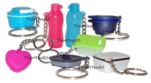 Tupperware Keychain Gadget Lot FridgeSmart Bread Keeper Eco Bottle Heart Grill B - Picture 1 of 4