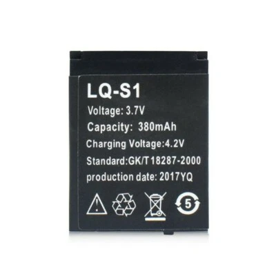 HUELLENWELT DZ09 smartwatch batteria di ricambio batteria smartwatch batteria LS-Q1 380 mAh NUOVO
