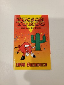 RS20 Tucson Toros 1995 Minor Baseball Pocket Schedule - Budweiser