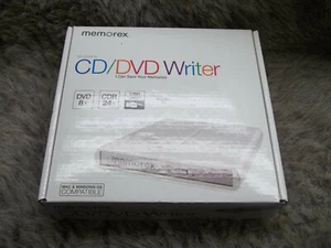 Memorex Slim External CD/DVD Writer DVD 8X CDR 24X USB Powered - Picture 1 of 4