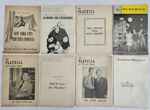 Rare EARLY Playbill Broadway NYC Theater Co. Showcard Lot No Strings 7 Year Itch - Picture 1 of 12