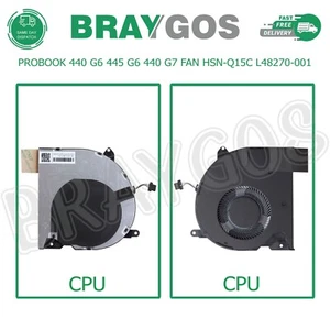 Do HP ProBook 440 G6 445 g6 440 G7 Laptop CPU Wentylator chłodzący HSN-Q15C L48270-001 - Zdjęcie 1 z 3