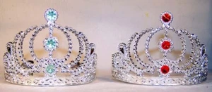 36 SILVER TIARA CROWNS girls toys princess party tierra children crown costumes - Picture 1 of 1