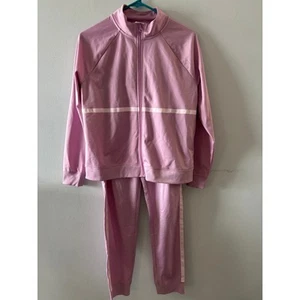 Athletic Works Girls Tracksuit Set XXL 18 Mauve Activewear Athleisure Sporty - Picture 1 of 8