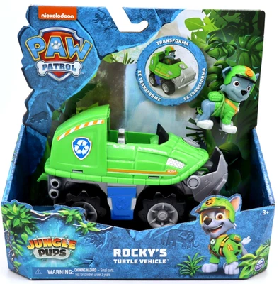 Nickelodeon Paw Patrol Rocky's Turtle Vehicle - щенки джунглей - Изображение 1 из 4