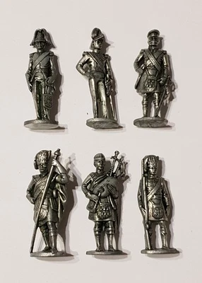 ü ei metallfiguren Ferrero Kinder Metal Serie completa 6 Scozzesi 40mm ferro - Bild 1 von 2