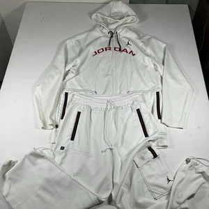 Sudadera Jordan 2004 Vintage Cremallera Completa Blanco y Rojo XL/M Y2k - Imagen 1 de 13