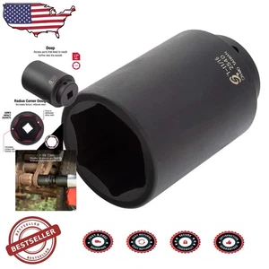 Zócalo de impacto profundo de 1-11/16" radio de accionamiento esquina acero de aleación - Imagen 1 de 7