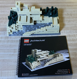 LEGO Architecture Fallingwater 21005 811pcs Complete Set w/ Instructions No Box