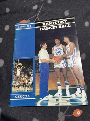 KENTUCKY WILDCATS 1984-85 BASKETBALL MEDIA GUIDE PLAYERS VTG RARE - Image 1 of 4