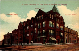 Postkarte St. Louis University School of Medicine and Dentistry Missouri unbesendet - Bild 1 von 2