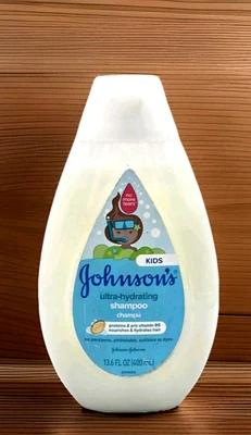 NEW Johnson's KIDS Ultra-Hydrating Shampoo w/ Vitamin B5 & Proteins 13.6 OZ - Image 1 of 4